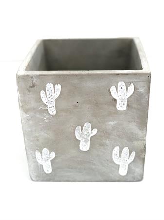 Ceramica quadra con cactus