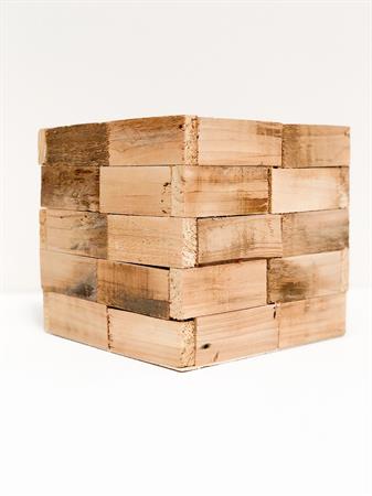 Cubo legno grande