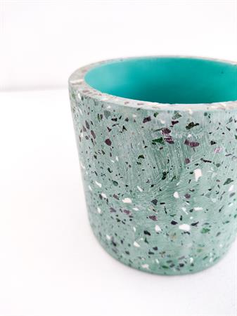 Vaso granito azzurro