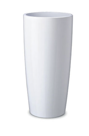Vaso slanciato lucido con cestello
