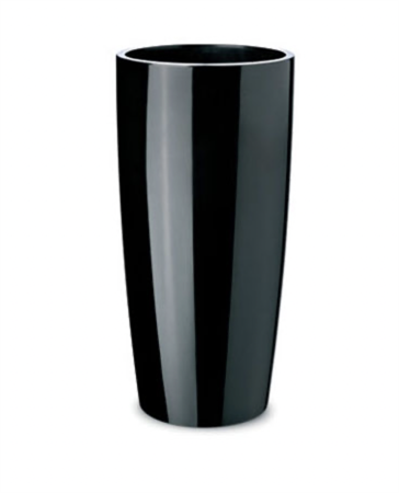 Vaso slanciato lucido con cestello