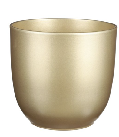 Vaso liscio oro d.13,5
