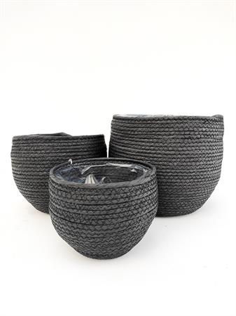 Set Jork nero (3 pezzi)