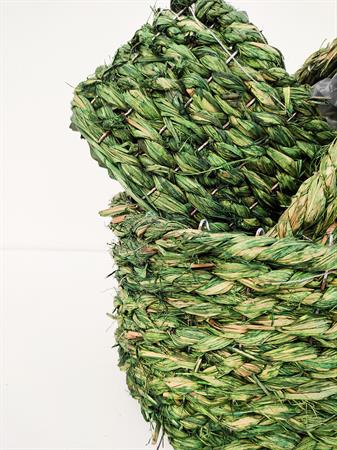 Set cesti in corda verde acceso (3 pezzi)