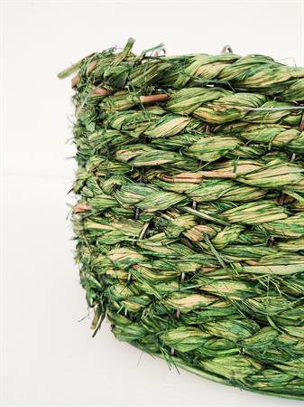 Set cesti in corda verde acceso (3 pezzi)