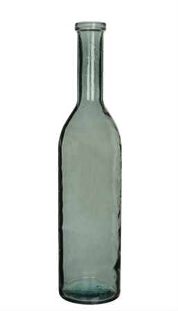 Bottiglia vetro verde h.75 cm