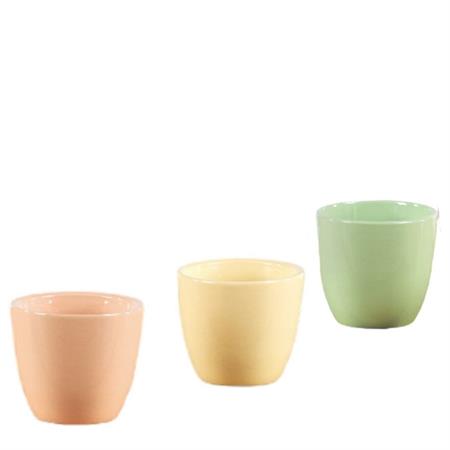 Vaso colori pastello piccolo d.6 h.6