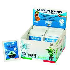 Perle d'acqua per riserva irrigazione