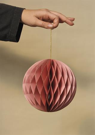 Addobbo pallina origami d.15 rosa