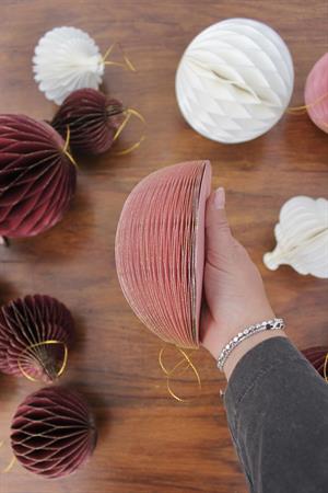 Addobbo pallina origami d.15 rosa