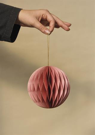 Addobbo pallina origami d.12 rosa