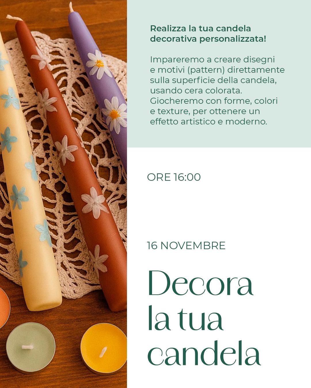 Decora la tua candela